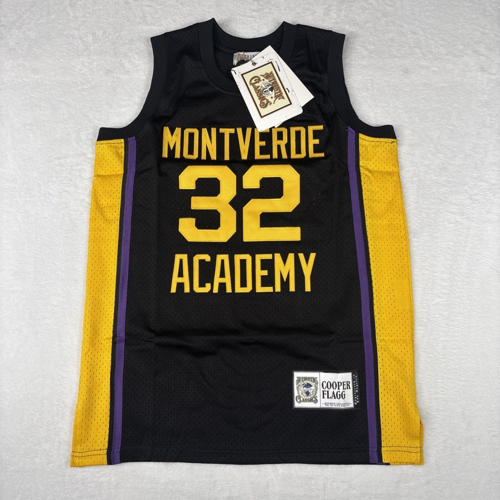 Headgear Classics Montverde Academy Cooper Flagg Basketball Jersey Men's Medium
